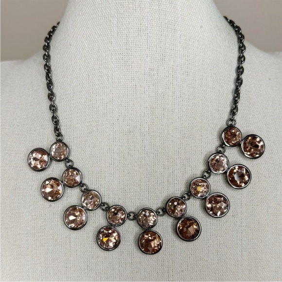 Ann Taylor Jewelry - Elegant Ann Taylor Rose Gold stones Necklace